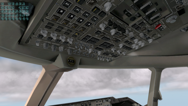 Cockpit des Jumbojets